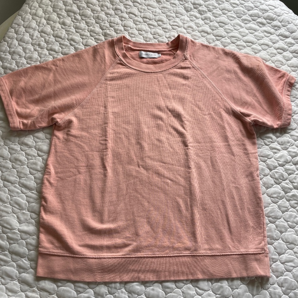 Sincerely Jules Short Sleeve Sweatshirt Size Large‎